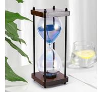 Weskjer Sand Timers, hourglass 3.7x3.7x9.6 Inch for Creative Gifts Living Room Office Decoration (Blue Sand)