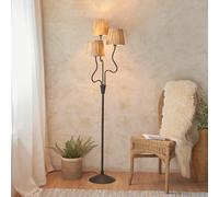 Wesley 3 Floor Light black