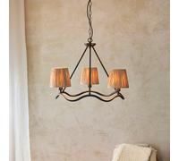 Wesley 3 Pendant Light black