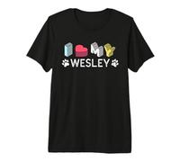Wesley Personalized Dog Name Wesley Pet Lover Premium T-Shirt