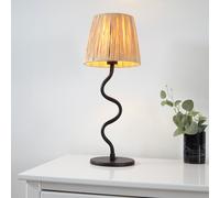 Wesley Wriggle Table Lamp in Black black