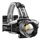 WESLITE 12000 Lumens Head Torch Rechargeable, Head Torches LED Super Bright 9 Cores XHP99 Head Torch Battery Powered 4 Modes Zoomable Head Light with Red Blue Light, Digital Power Display Headlamp