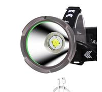 WESLITE Spot Light Head Torch Rechargeable, XHP90.2 Most Powerful Head Torches LED Super Bright 15000 Lumens Large Spotlight Head Light High Powered Headlamp for Outdoor Mining Work (Large)