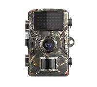 WESLNN 128GB Hunting Trail Camera Wildlife Camera Night Vision Motion Activated Outdoor Forest Camera Trigger Wildlife Scouting Camera(32GB Storage Card)