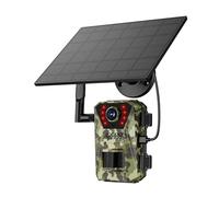 WESLNN 14MP 4G Solar Hunting Trail Camera Waterproof 20M PIR Motion Detection Outdoor Wildlife Tracking Cam 940nmh Infrared Night Vision(14MP)