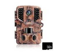 WESLNN 20MP 1080P Hunting Trail Camera Waterproof Infrared Night Vision Outdoor Motion Activated Camera Wildlife Hunting Monitoring(A Add 32GB)