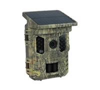 WESLNN 32MP WIFI Solar Hunting Trail Camera Solar Panel Builtin Battery PIR Motion Detection Night Vision Outdoor Wildlife Tracking Cam(32MP With 128GB)