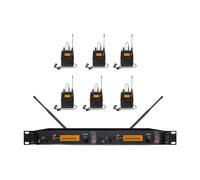 WESLNN 6PCS Receivers In Ear Monitor Professional UHF Wireless In-Ear Headphones Monitor System Stage Monitoring(798-829)