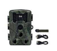 WESLNN Hunting Trail Camera Wildlife Camera Night Vision Motion Activated Outdoor Trail Camera Trigger Wildlife Scouting(With memory card)