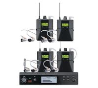 WESLNN In-Ear Monitoring System Professional Level Wireless System For Bands 24-Bit Digital Processor Audio(P3T-4 P3RA)