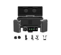 WESLNN Wireless Lavalier Microphone Professional Vlog Interview Mic For DSLR Cameras Smartphone Laptop(DUO)