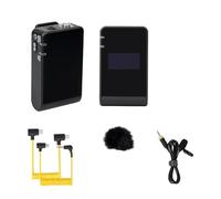 WESLNN Wireless Microphone System For Vlog Video DSLR Smartphone Interview Recording(Black)