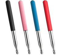 Wesoke 4 Pcs Telescopic Teachers Pointer Stick Extendable Hand Presenter Pointer Sticks with Touch Screen, Retractable Handheld Classroom Whiteboard Pointer Stick for Presentations, Teaching, Office