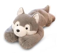 WESOPAN Weighted Sloth Age 3+, 5.5 Lbs Stuffed Animal for Anxiety, 24 Inch Comforting Arms for Soothing Hugs, Plushies for Adults Kids (1.5kg Grey Husky)