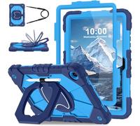 WESOROL Case for Galaxy Tab A11 Plus/A9 Plus 11 Inch,Shockproof Cover for Samsung Tablet A11+/A9+ Case with Screen Protector 360 Rotating Stand Pencil Holder Shoulder Strap,Navy Blue