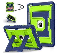 WESOROL CASE for iPad 9th/ 8th/ 7th Generation 10.2 Inch (2021/2020/ 2019) Kids Friendly iPad Case 9th Generation with Pencil Holder,Heavy Duty Shockproof Cover for i Pad 9th/8th/7th Gen,Navy Green