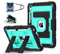 WESOROL CASE for iPad (A16) 11 Inch 11th /10th Generation 10.9 Inch Kids Friendly iPad Case 10th Generation with Shoulder Strap,Heavy Duty Shockproof Cover for i Pad 11th/10th Gen,Black Mint