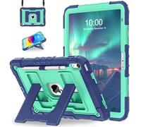 WESOROL Case for iPad A16 11th Generation 11 Inch (2025) iPad 10th Generation 10.9 Inch (2022),i Pad A16 Case Military Grade Shockproof Cases with Pencil Holder Shoulder Strap,Navy Mint