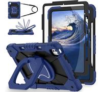 WESOROL Case for iPad Pro 13 Inch M4 2024 (7th Gen) with Screen Protector/360° Rotating Stand/Pencil Holder,Military Grade Shockproof iPad Case 13 Inch iPad Pro M4,Navy Black