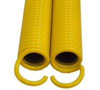 Wessex/Ellard Garage Door Spring Retractable Yellow 18" Spares and Parts (Pair)