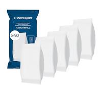 Wessper 40x Dehumidifier Refill Sachets 500g - Moisture Absorber Granules, Anti Mould & Odour Control, Universal Replacement Bags, Non Electric, Indoor Use Multi Room