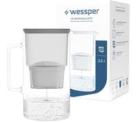 Wessper AquaMax Crystalline Heat Resistant 2.5L Pitcher with Crystal Filter