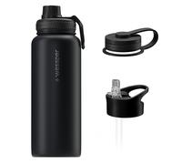 Wessper B3 THERMOSTEEL 1000 ml stainless steel water bottle/thermos, black