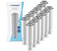 Wessper Coffee Machine Filter for Krups F088 Filter, Compatible with Melitta, Nivona NIRF-700, Bosch, AEG, Siemens Coffee Machines (Pack of 12)