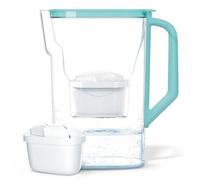 Wessper Filter Jug with LED Counter 2.7L | Reduces Lime and Chlorine | Filter Jug + 1x Cartridge - Mint