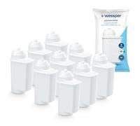 Wessper Water Filter Cartridges for Fully Automatic Coffee Machine 9 Pack - Replacement for Brita Intenza TZ70003/TCZ7003 - Compatible with Siemens EQ3 EQ5 EQ6 EQ9, Bosch, Neff, Gaggenau