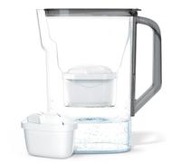 Wessper Water Filter Jug 2.7L | Replacement for Dafi Unimax Aquaphor A5 BRITA Maxtr PHILIPS AWP212/10 filter | Reduction of Limescale Chlorine | Contains Water Filter Jug + Water Filter | Black