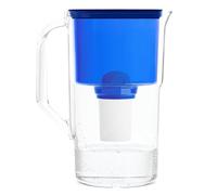 Wessper Water Filter Jug 2.8L AquaClassic Includes 1 Filter Cartridge for Reduction of Lime Chlorine Heavy Metals | Replacement for Aquaphor Standard, Brita Classic, Dafi Classic filter | Blue