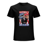WEST 2020 Kanye T-Shirt Tee FunnyA Election Campaign Vote for President Retro BlackXL Black XL