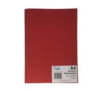 West 284413 A4 Coloured Pages Sketchbook - Red