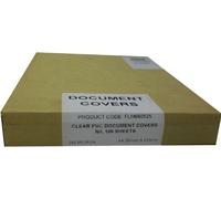 West A4 .240mm PVC Non Interleaved Document Covers - Clear (Pack of 100)