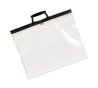 West A4 Clear Clip-Close Poly Folio