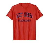 West Aurora High School HS Aurora IL Retro Sports T-Shirt