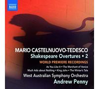 West Australian So:Penny - C-Tedesco: Shakespeare Overtures Vol. 2