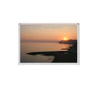 West Bay Sunset - Jurassic Coast - Dorset - Novelty Jumbo Fridge Magnet