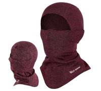 WEST BIKING Balaclava Motorcycle Winter Face Mask Ski Mask Windproof Breathable Warm Bicycle Balaclava Men Women Thermal Fleece Balaclava Motorcycle Balaclava Mask Face Hood, Red*1., One Size