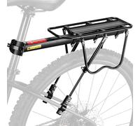 West Biking Bike Rack Pannier Rack - Rear Bike Rack Adjustable Bike Pannier Rack, 50 KG Load Bike Rear Rack Cycling Bike Bag Commuter Rack, Aluminum Alloy Bicycle Luggage Carrier Rack with Reflector