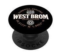 West Brom Sandwell England Coordinates Label 2C PopSockets Adhesive PopGrip