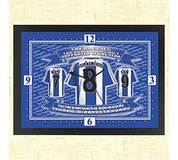 West Bromwich Albion Football Shirt Personalised Gift Clock
