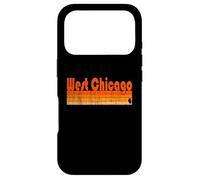 West Chicago, Illinois Retro 80s Style Case for iPhone 17 Pro