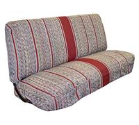 West Coast Auto Universal Baja Saddle Blanket Bench Full Size Seat Cover Fits Ford, Chevrolet, Dodge, and Full Size Pickup Trucks (Red)