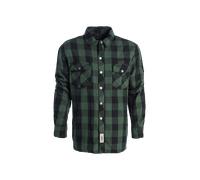 West Coast Choppers Flannel Aramidic Lining Long Sleeve Shirt Green S Man male