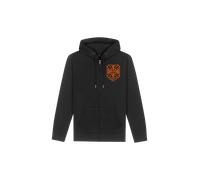 West Coast Choppers ATX Cross Zip Hoodie Black/OrangeM Black,Orange
