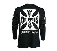 West Coast Choppers Black OG Cross Long Sleeved T-Shirt