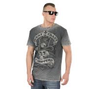 West Coast Choppers Cash Only T-Shirt Black/GreyXL Black,Grey