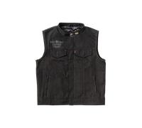 West Coast Choppers Collab 131/2 Canvas Riding Vest BlackS Black